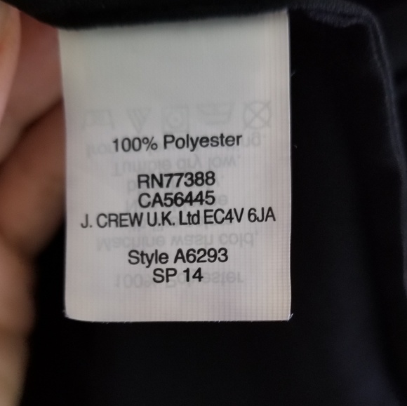 J. Crew | Black Semi Sheer Top - Picture 5 of 5